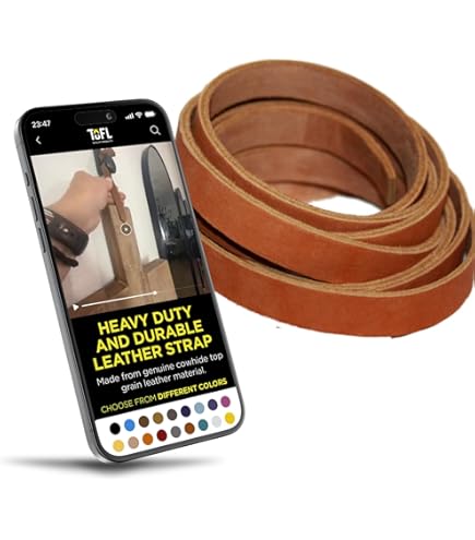 Amazon.com: TOFL Genuine Top-Grain Leather Strap | 72 Inches